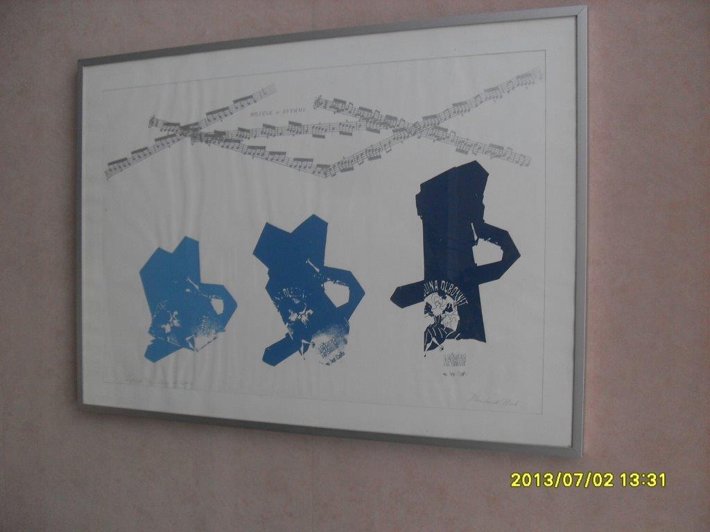 Klaashenk Blonk, zeefdruk, "Solfege et Rythme" kopen? Bied vanaf 35!