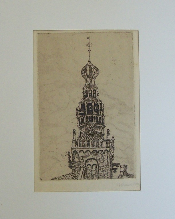 Elisabeth  Adriani  Hovy  -  ets van Speeltoren te Monnikendam. kopen? Bied vanaf 5!