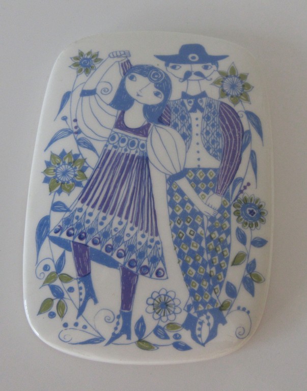 Ongespecificeerd - Figgjo Flint Turi Design - Botervloot met deksel decor Lotte kopen? Bied vanaf 1!