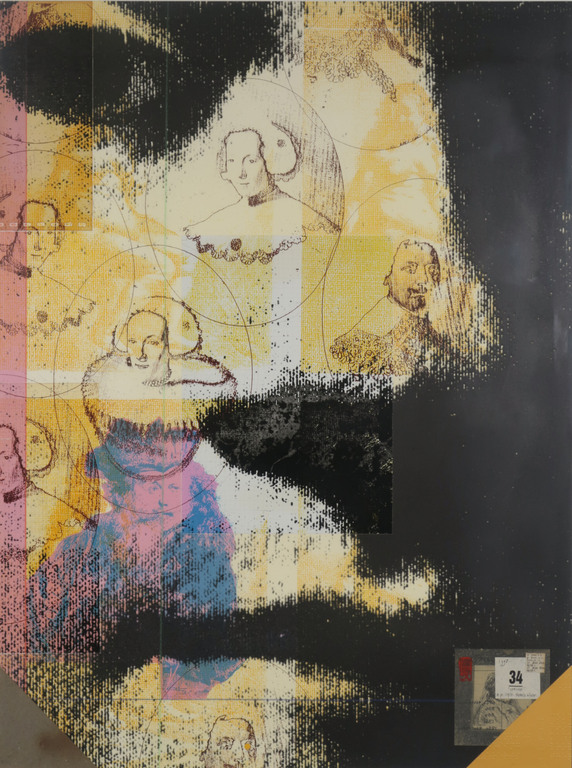 Harald Vlugt: Zeefdruk en Collage: Spring - Ingelijst kopen? Bied vanaf 40!