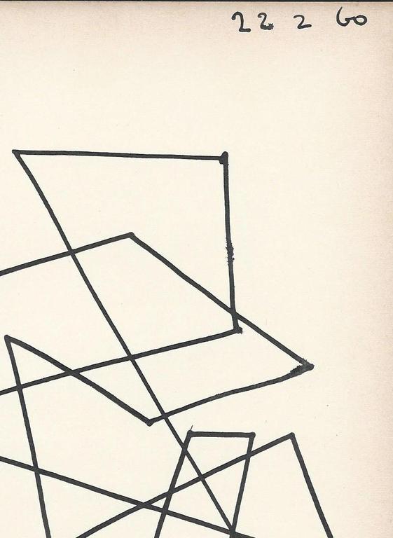 Siep van den Berg : compositie II (originele tekening) kopen? Bied vanaf 1!