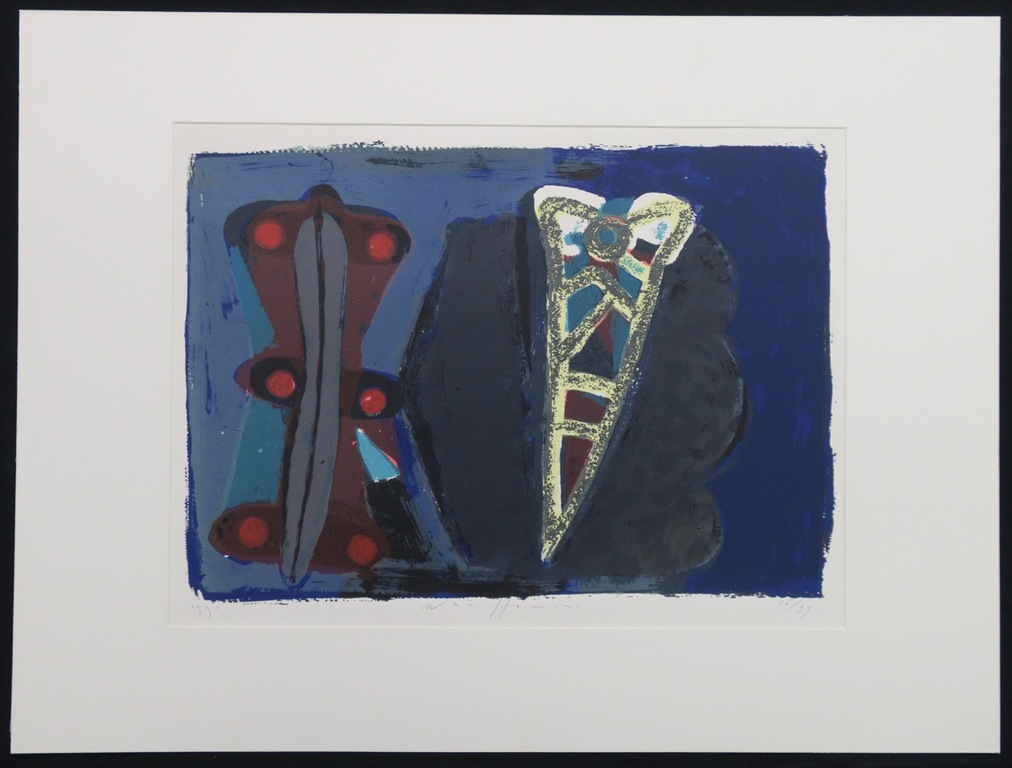 Piet Warffemius: Zeefdruk, Zonder titel verkocht voor € 40!