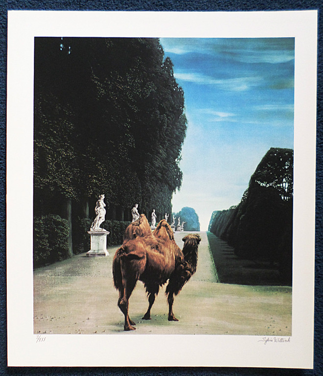 Carel Willink - Kameel in het park van Versailles, digitale kleurenprint kopen? Bied vanaf 75!