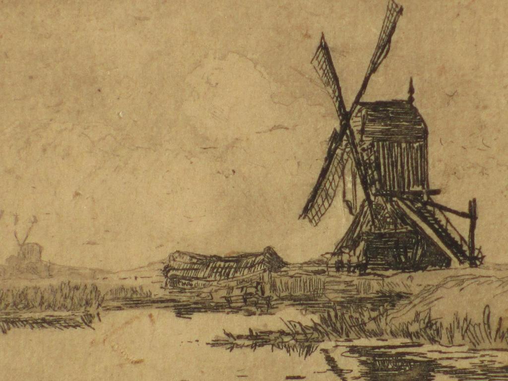 Jan Willem Nortier, Molens aan de plas, Ets kopen? Bied vanaf 1!