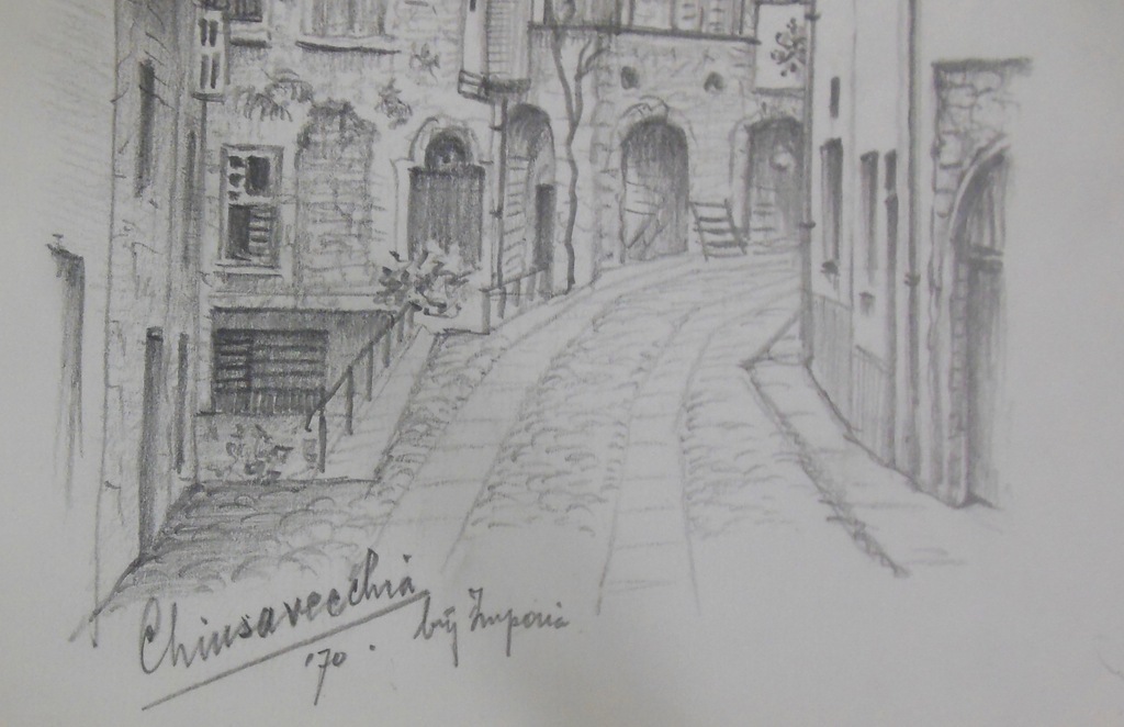 Jan P.H. de Vries: Lot met 3 tekeningen, Stads- en dorpsgezichen kopen? Bied vanaf 1!