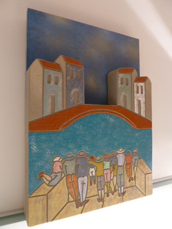 Stenen wandrelief op paneel kopen? Bied vanaf 1!