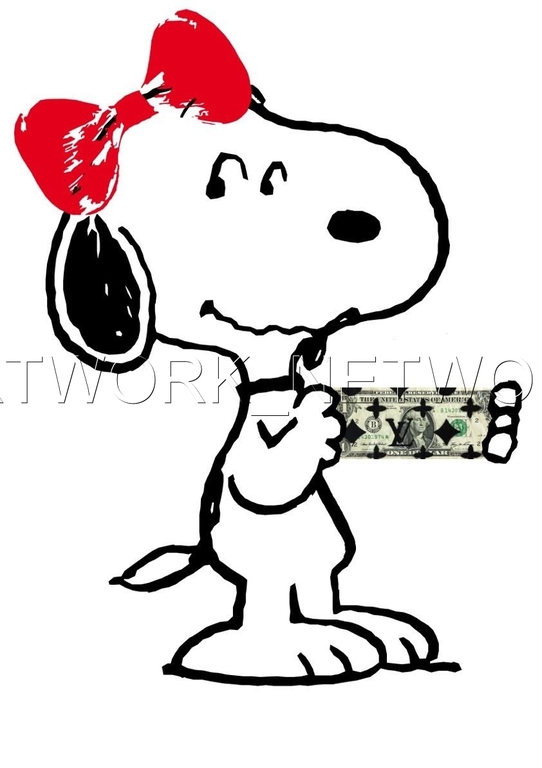 DEATH NYC - Large Print Painting "Snoop Money" Signed Numbered with COA kopen? Bied vanaf 1!