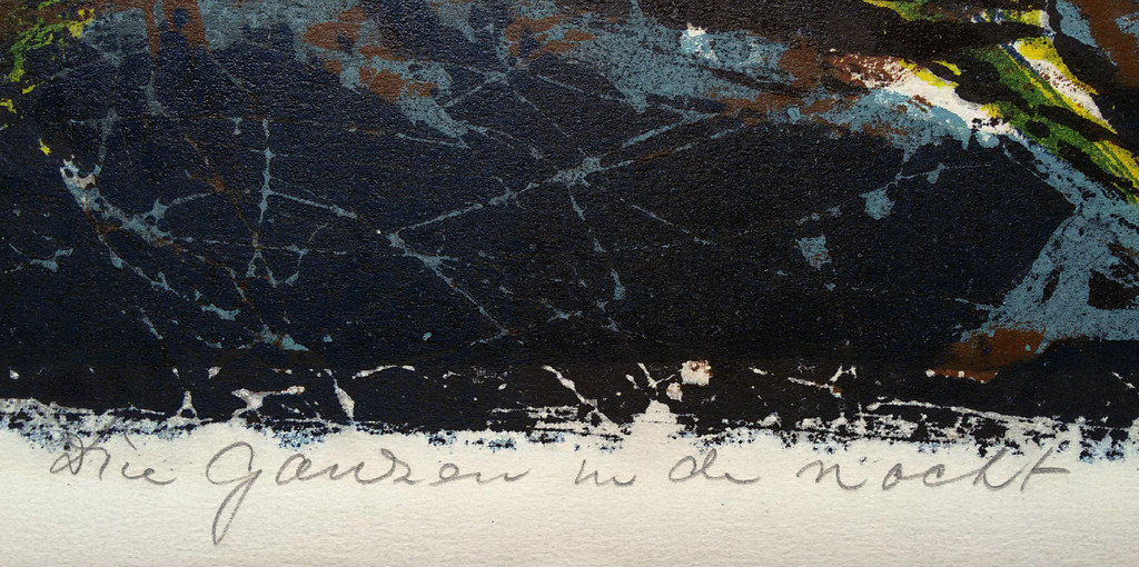 Jan Bezemer - Drie ganzen in de nacht, litho kopen? Bied vanaf 50!