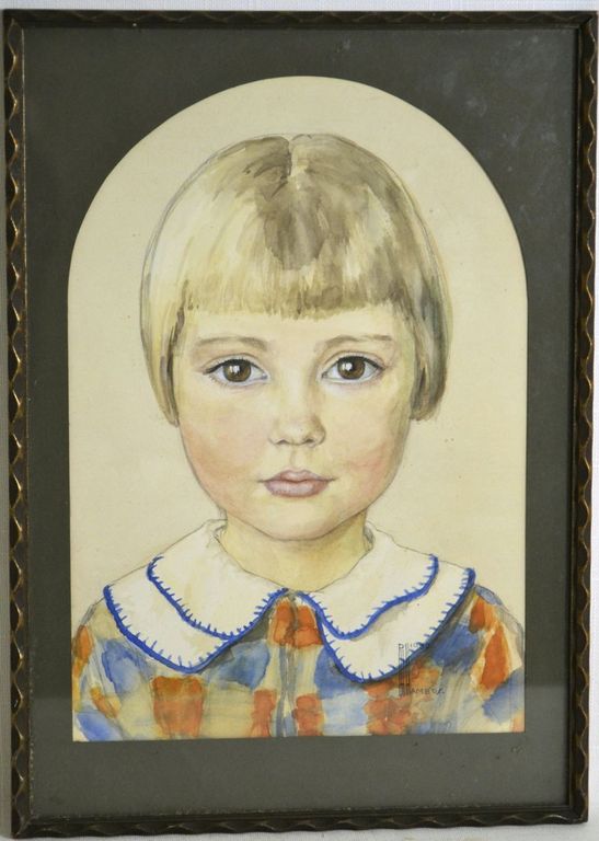 Flip Hamers: Aquarel. Portret meisje kopen? Bied vanaf 100!