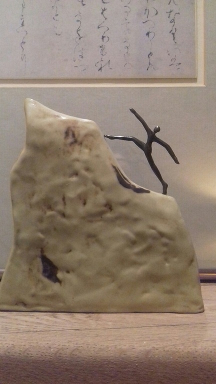 Zeldzame sculptuur in Brons/Keramiek       ** NAAR DE TOP ** kopen? Bied vanaf 39!