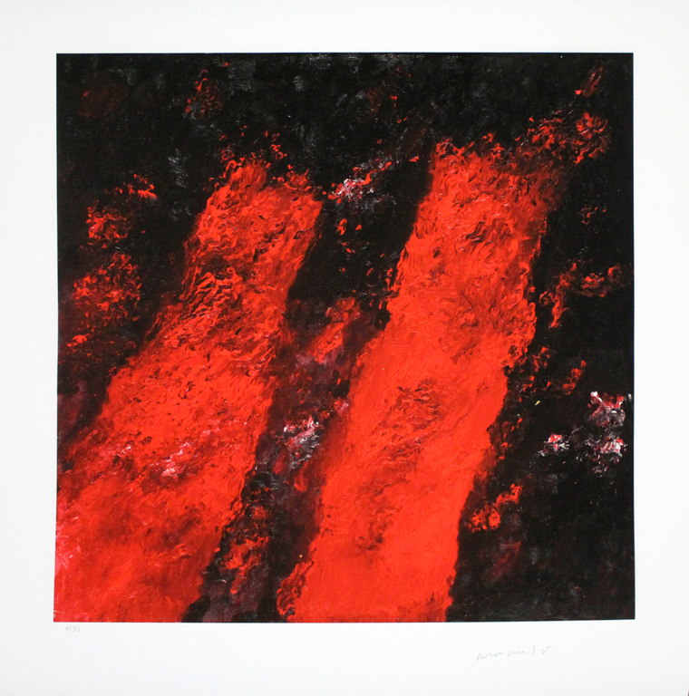 Armando, ‘Bäume’, giclée, handgesigneerd en genummerd, 2014, ed. 30 verkocht voor € 195!