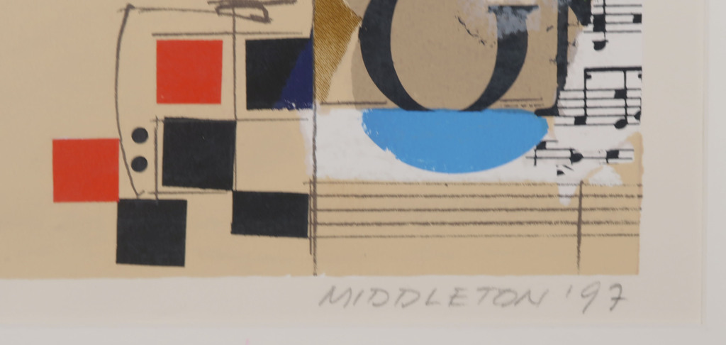 Sam Middleton: Zeefdruk, Composition II kopen? Bied vanaf 20!