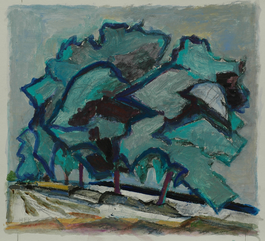 Hans Ebeling Koning, gouache, zonder titel kopen? Bied vanaf 50!