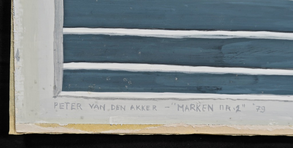 Peter van den Akker: Acryl op papier, Marken nr. 2 kopen? Bied vanaf 20!