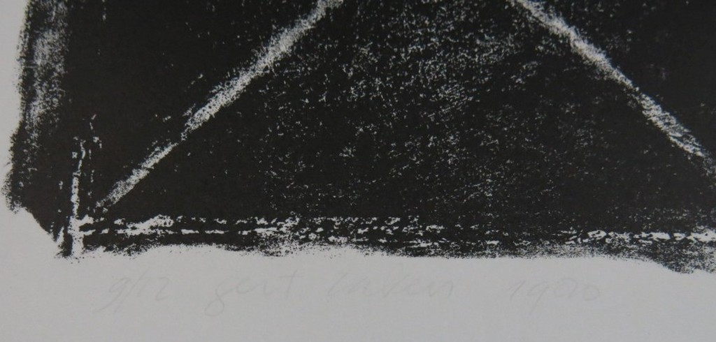 Gert Taken: Litho, Compositie met kruis kopen? Bied vanaf 20!