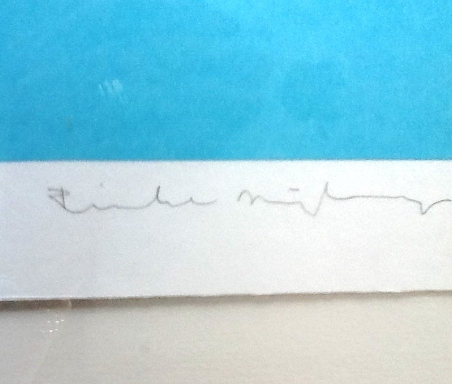 Rinke Nijburg, grote zeefdruk gesigneerd ,oplage.  11/35 Prix de Rome winnaar kopen? Bied vanaf 75!