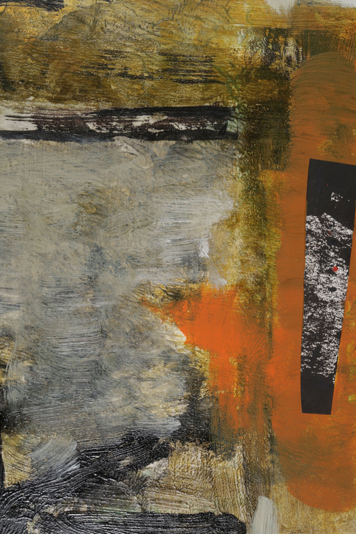 Kees te Kolste: Acryl en collage op papier, Zonder titel II kopen? Bied vanaf 35!