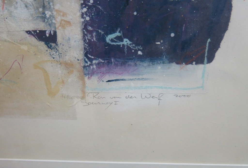 Ron van der Werf: Gemengde techniek, Journey I - ingelijst kopen? Bied vanaf 400!
