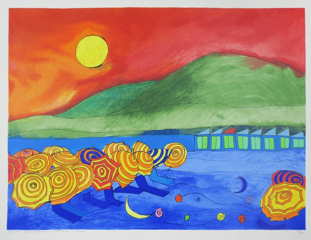 Susan Schildkamp: Zeefdruk, Schaduw/licht kopen? Bied vanaf 1!