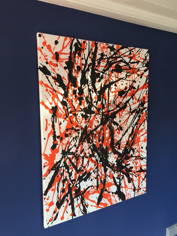ORIGINEEL - RICK TRIEST - ACRYL OP DOEK kopen? Bied vanaf 75!
