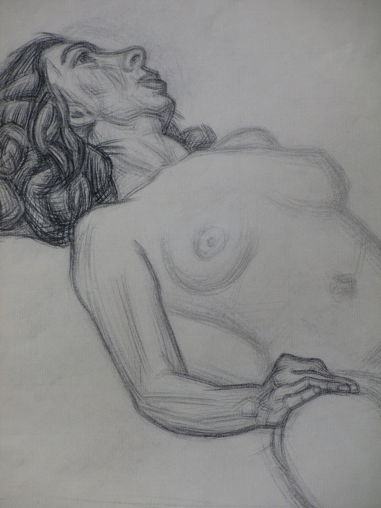Rudolf Bremmer, Liggende naakten, Tekeningen 1930 kopen? Bied vanaf 55!