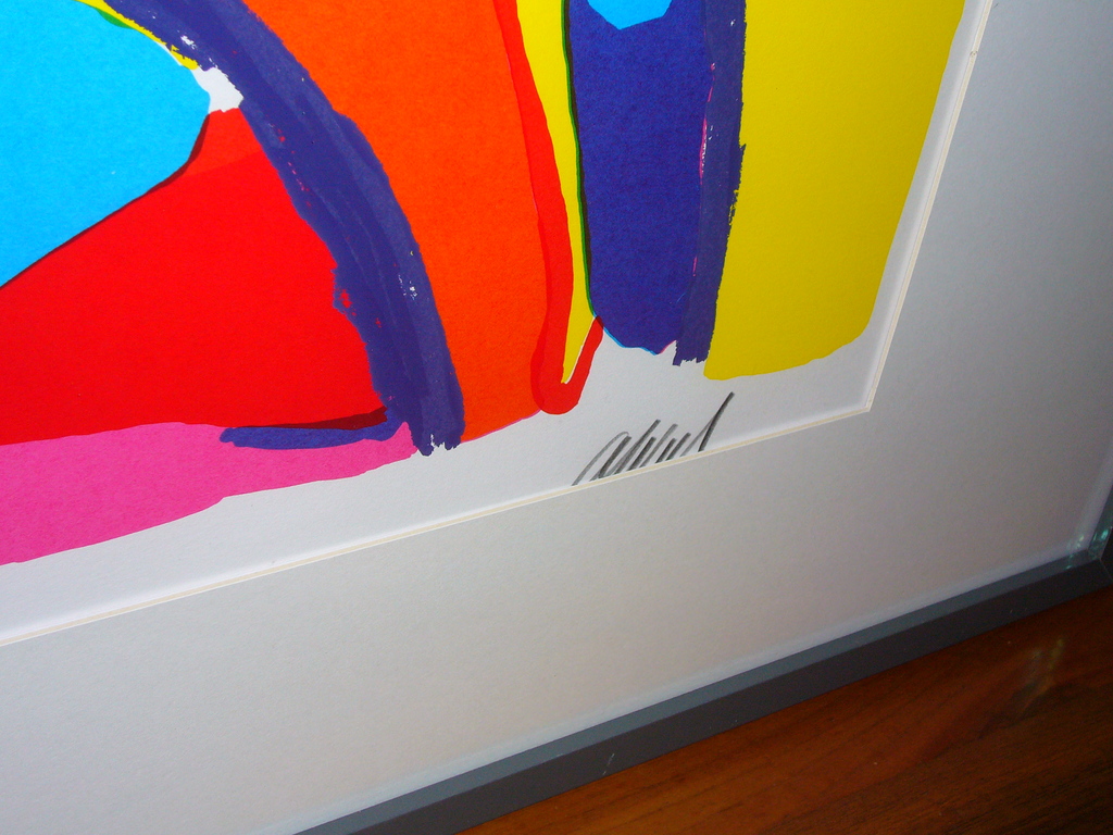 Karel Appel kleurenlitho 1970 zonder titel kopen? Bied vanaf 900!