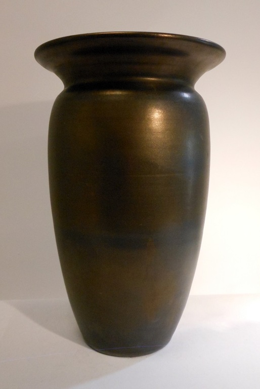 Mobach - aardewerk vaas nummer 515 met brons glazuur kopen? Bied vanaf 10!