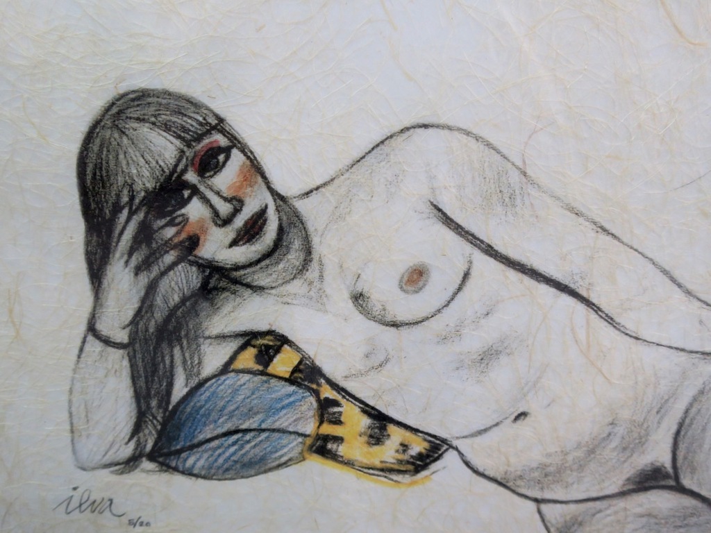 Corneille: Litho op bijzonder, vezelrijk rijstpapier, Ilva - Ingelijst kopen? Bied vanaf 150!