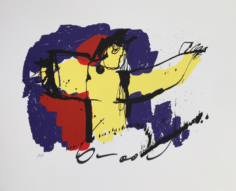 Herman Brood - Brasil God - Originele hand gesigneerde zeefdruk verkocht voor € 50!