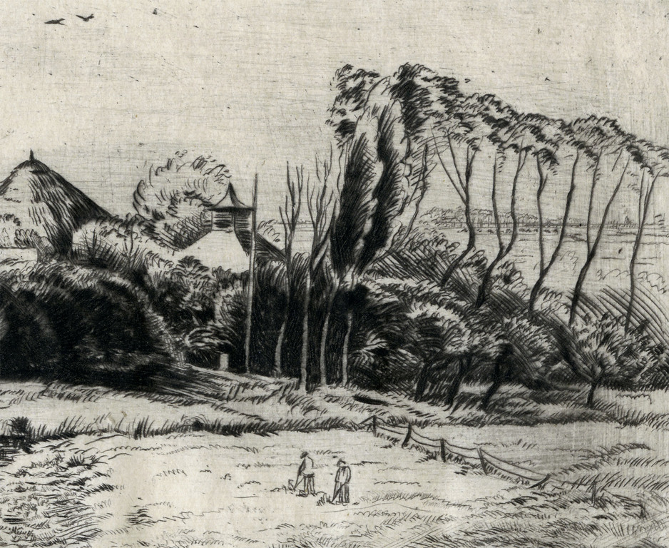 Kuno Brinks - Boerderij , 1935 - Drogenaald kopen? Bied vanaf 80!