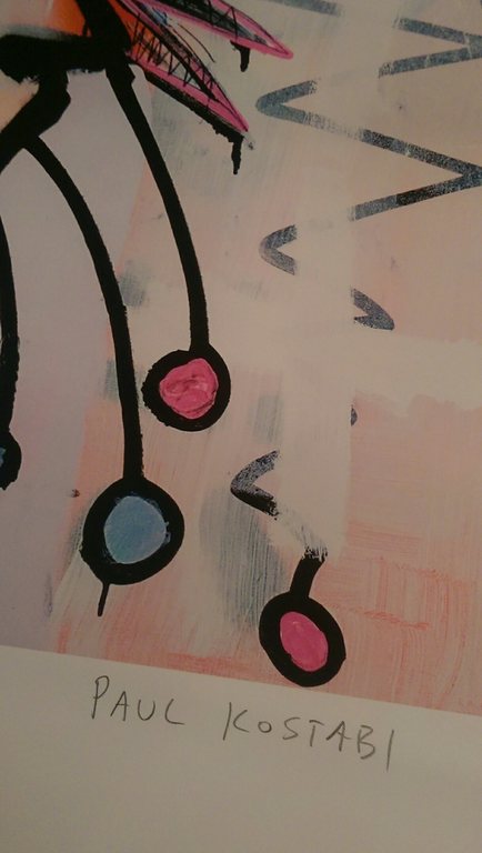Verlaagd!!! Paul Kostabi-giclee-not on my time kopen? Bied vanaf 35!
