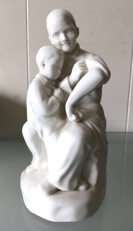 Blanc de Chine sculptuur moeder met kind - China - 2e helft 20e eeuw kopen? Bied vanaf 1!