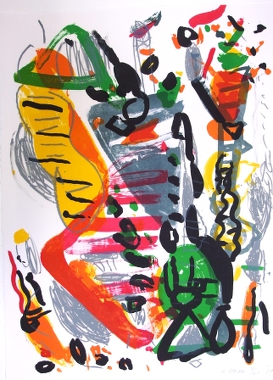 Jurjen de Haan: kleuren litho kopen? Bied vanaf 15!