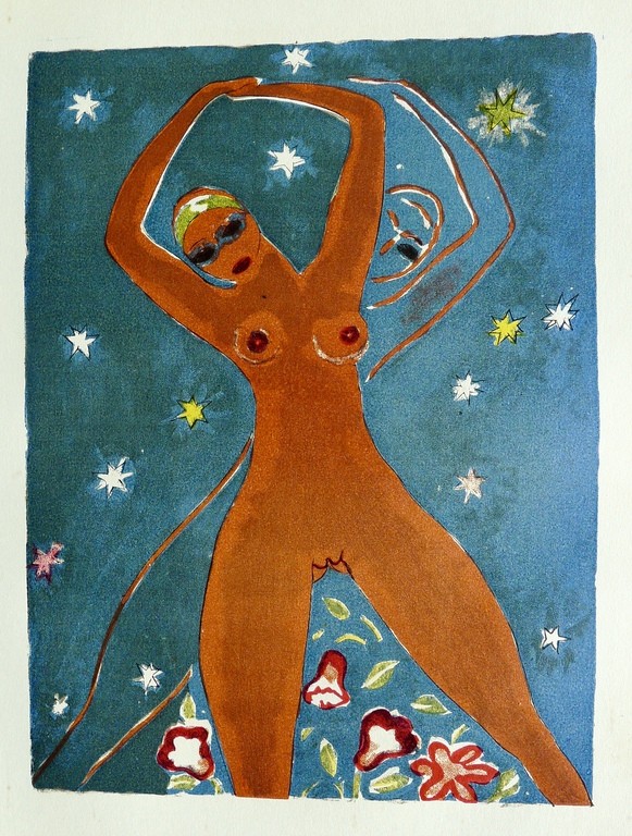 Kees van Dongen,Houtgravure ,'La Nuit', 1001 nacht kopen? Bied vanaf 50!