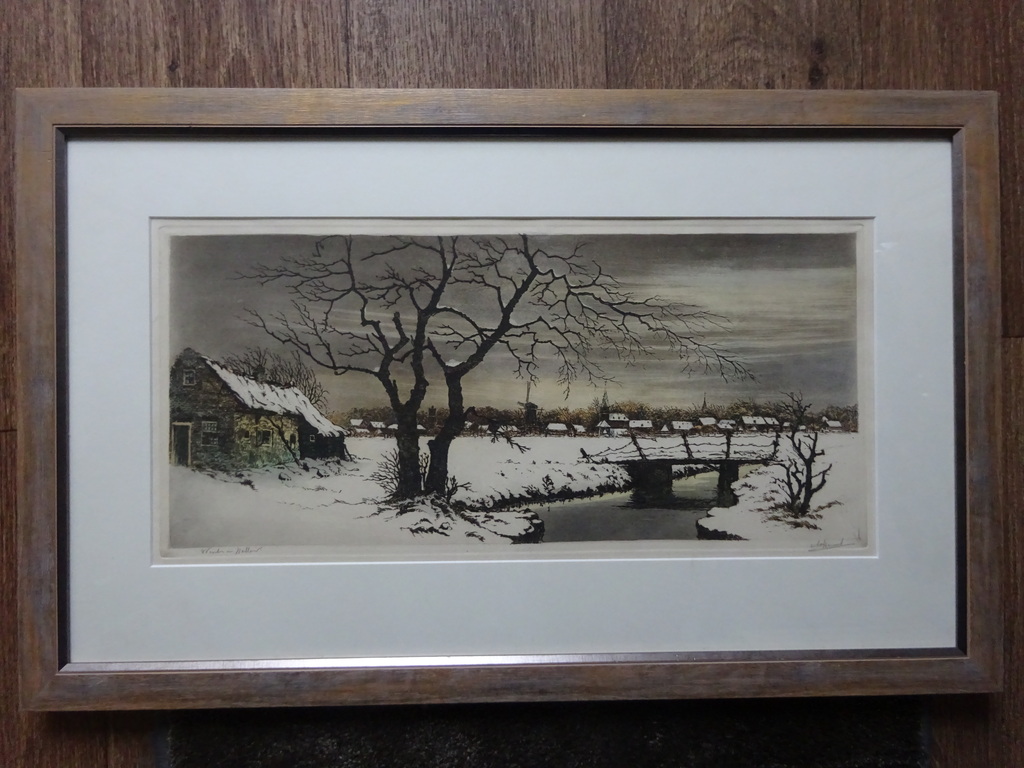 A. van Hemert - Winter in Holland verkocht voor € 71!