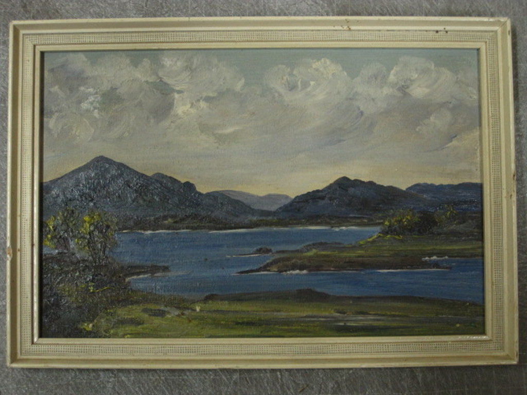 oud olieverfje "Schotland landschap" onduidelijk gesigneerd ca. 1920 kopen? Bied vanaf 1!