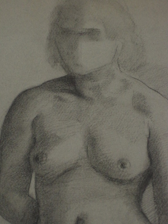 Frits Schiller 1886-1971 - "staand vrouwelijk naakt" tekening 1930 gesigneerd  kopen? Bied vanaf 1!