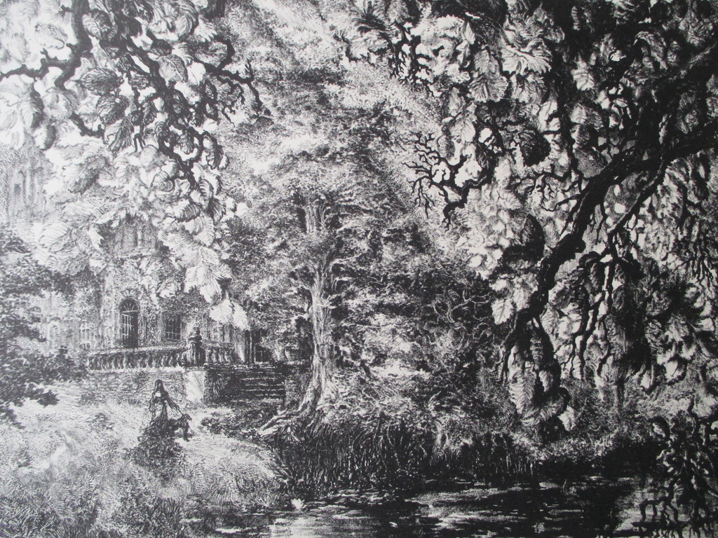 Onbekend, litho Kasteel Mögellander Jutland kopen? Bied vanaf 10!