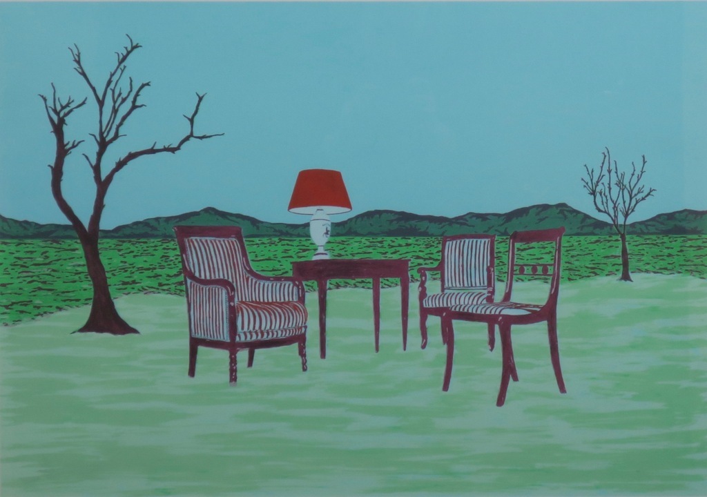 Jos van der Sommen: Litho, It's empty without you - Ingelijst kopen? Bied vanaf 1!