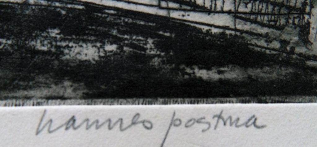 zeldzame ets/droge naald van Hannes Postma kopen? Bied vanaf 75!