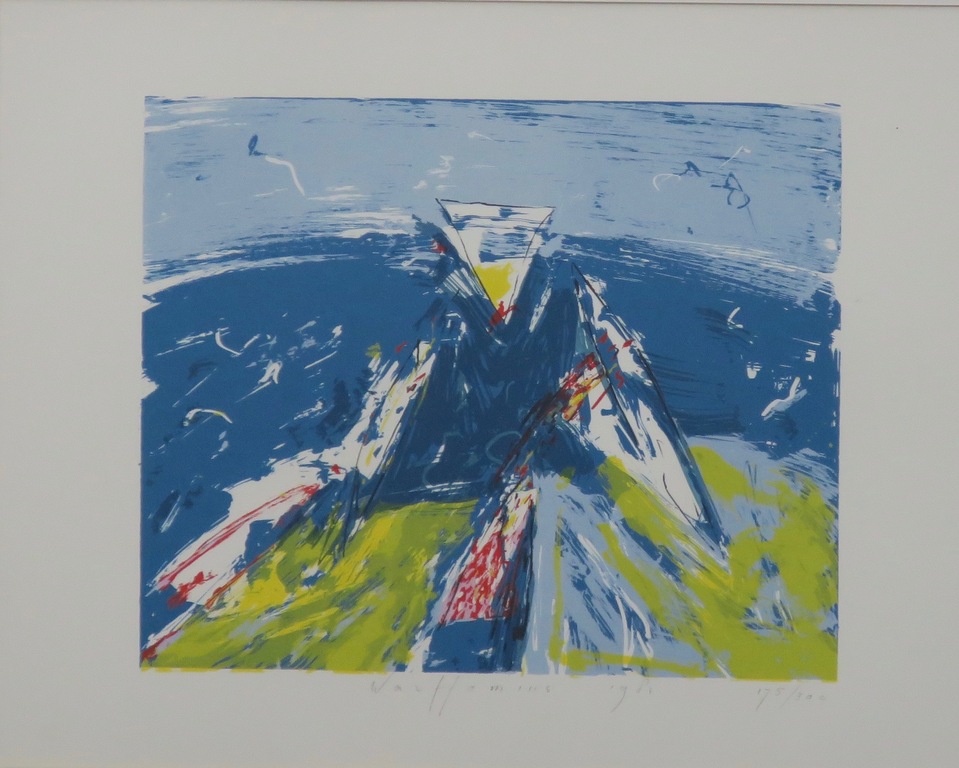 Piet Warffemius: Zeefdruk, Zonder titel - Ingelijst kopen? Bied vanaf 20!