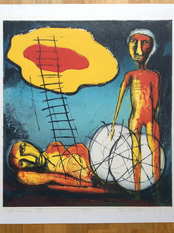 Hans Heijman - Het Verlangen - grote kleurenets, kleine oplage, 1996 kopen? Bied vanaf 60!