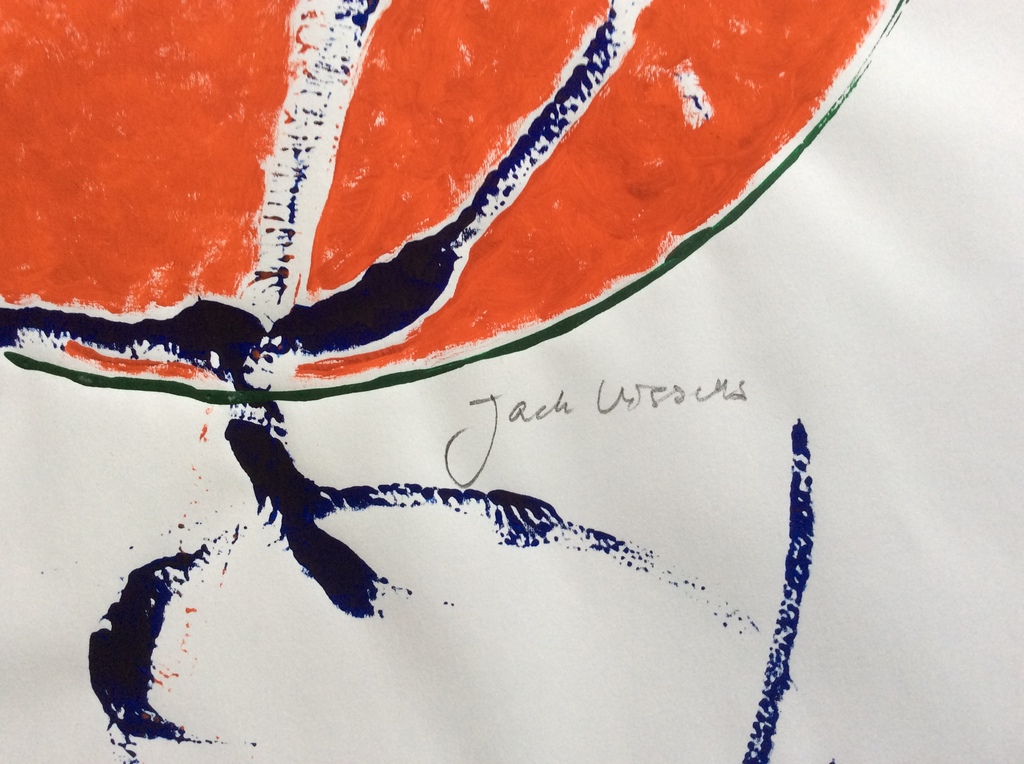 Jack Vissers - Acryl op papier, gesigneerd kopen? Bied vanaf 1!