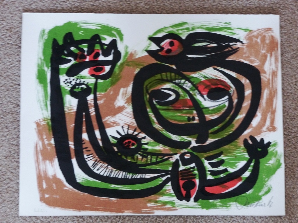 Anton Rooskens, Litho: compositie, 1967, handgesigneerd en genummerd kopen? Bied vanaf 350!