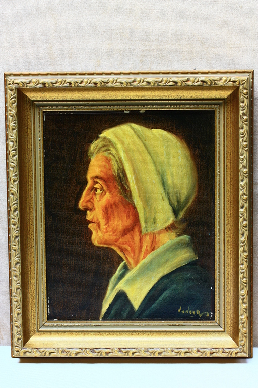 Onduidelijk gesigneerd, olieverf, 2 portretten kopen? Bied vanaf 75!