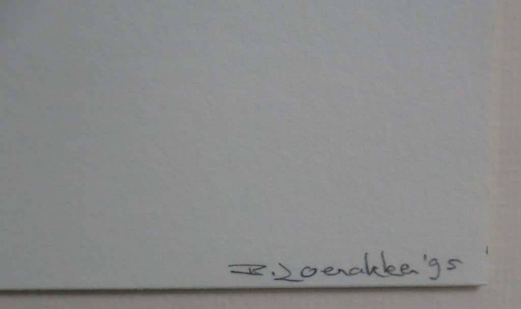 Bert Loerakker: Zeefdruk, Zonder titel - Ingelijst kopen? Bied vanaf 20!