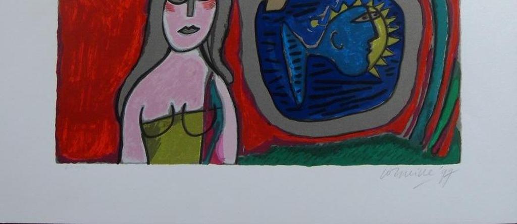 Corneille : vrouw,zon,vis en kat kopen? Bied vanaf 125!