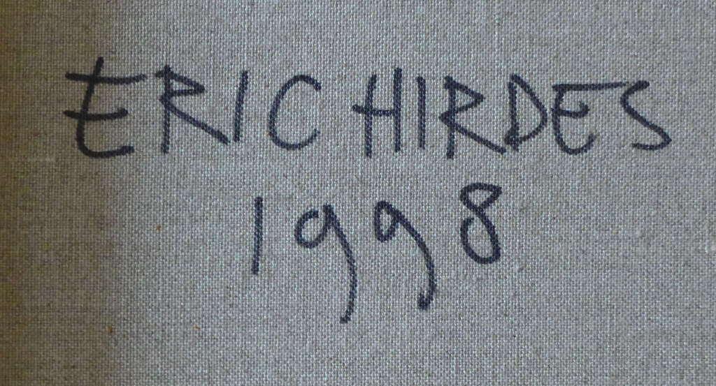 Eric Hirdes, olieverf op linnen uit 1998 kopen? Bied vanaf 400!