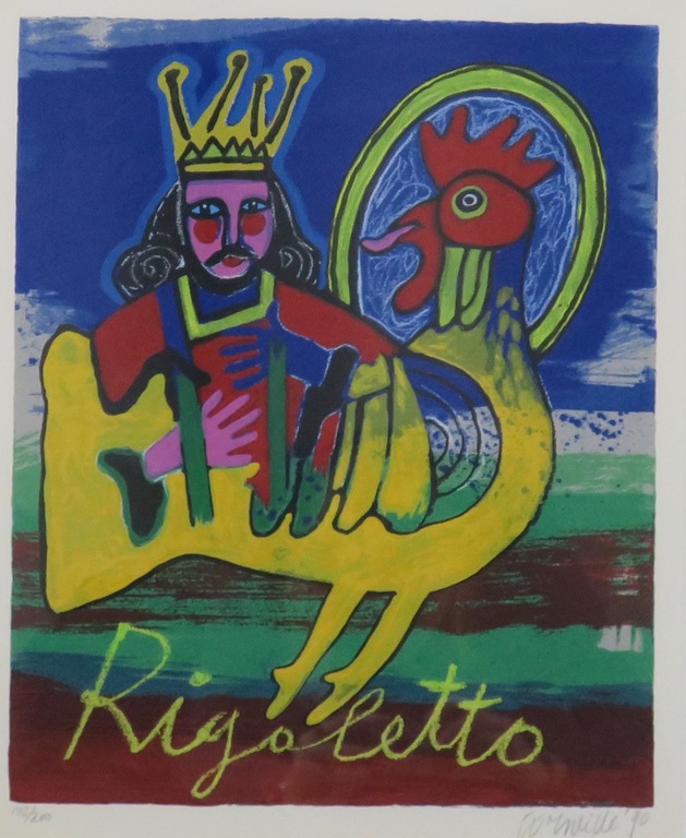 Corneille: Litho, Rigoletto - Ingelijst kopen? Bied vanaf 1!