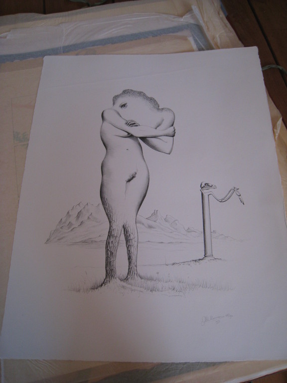 Joop Moesman; litho Daphne verkocht voor € 110!